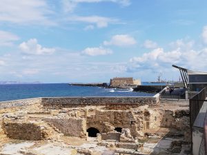 Heraklion historical building Town fortification and castle